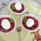 Panna Cotta Eggs with Strawberry Sauce