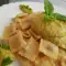 Ravioli with Beef and Avocado and Lime Sauce