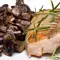 Oven Grilled Salmon with Mushrooms