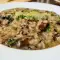 Risotto with Black Trumpet Mushrooms