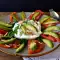 Salad with Burrata Cheese and Avocado