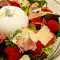 Italian Salad with Burrata and Raspberries