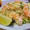 Quinoa Salad with Boiled Shrimp and Lime