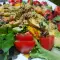 Green Salad with Mango and Flaxseed