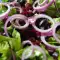 Salad with Red Beets and Lettuce