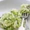 Spaghetti Salad with Zucchini and Feta Cheese