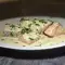 Salmon with Lemon-Cream Sauce