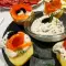 Potatoes with Salmon and Caviar Appetizer