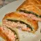 Salmon with Spinach in Puff Pastry