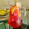 Sangria with Rose, Rum and Brandy