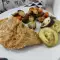 Baked Chicken Schnitzel with Vegetables