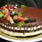 Chocolate Cake with Strawberries and Mascarpone