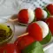 Skewers with Cherry Tomatoes and Mozzarella