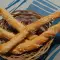 Homemade Cracker Sticks with Sesame Seeds