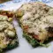 Flourless Spinach Pizza