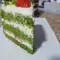 Spinach Cake with Mascarpone and Strawberries