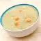 Cream of Potato Soup with Feta Cheese