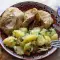 Pork Steaks in Sauerkraut Leaves