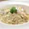 Creamy Tagliatelle with Blue Cheese and Mushrooms