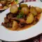 Tender Beef with Mushrooms and Potatoes