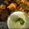 Fried Zucchini with Yoghurt Sauce