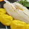 Steamed Tilapia with Saffron Sauce