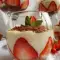 Dairy Cream with Vanilla and Strawberries