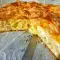 Twisted Filo Pastry Pie with Bulgur and White Cheese