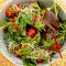 Green Salad with Goji Berries and Broccoli Sprouts