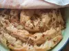 Twisted Filo Pastry Pie with Sauerkraut