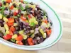 Mixed Bean Salad for Christmas