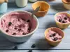 Blueberry Ice Cream with Cinnamon