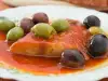 Fish with Tomatoes and Kalamata Olives