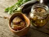 Marinated Eggplants in Jars