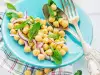 Chickpea Salad with Red Onions