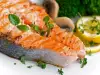 Salmon Steak with Parsley Sauce