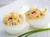 Stuffed Eggs with Ham and Cheese