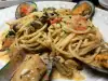 Pasta Frutti di Mare with French Sauce