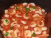 Gazpacho Sevillano with Shrimp