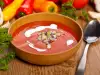 Gazpacho with Yogurt