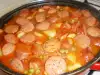 Peas, Potatoes and Sausage Stew