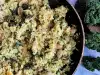 Kale with Rice, Mushrooms and Turmeric