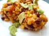 Moroccan Couscous with Vegetables and Avocado