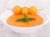 Sunny Gazpacho with Melon and Peppers