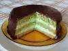 Mint Cake with Chocolate and Mascarpone