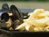 Saganaki Mussels