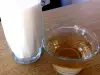 Milk with Apple Cider Vinegar Against Constipation