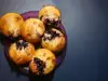 Mini Muffins with White Chocolate and Blueberry Jam