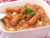 Chickpeas with Sausages and Lentils