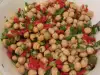 Chickpea and Roasted Pepper Salad